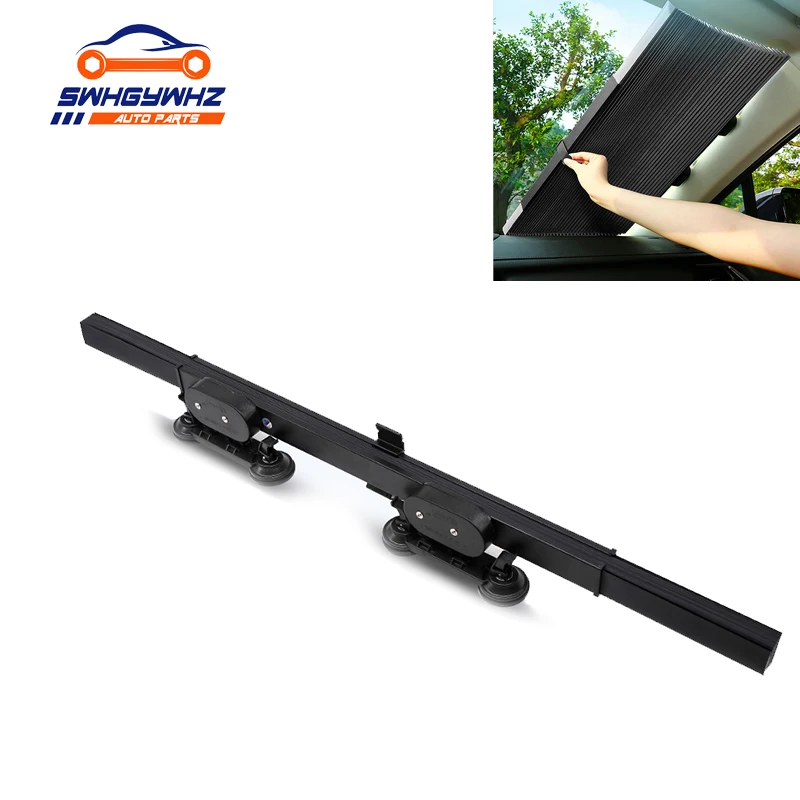 

46CM/65CM/70CM/80CM Upgarde Retractable SUV Truck Car Front Windshield Sunshade Rear Window Sun Visor UV Protection Curtain
