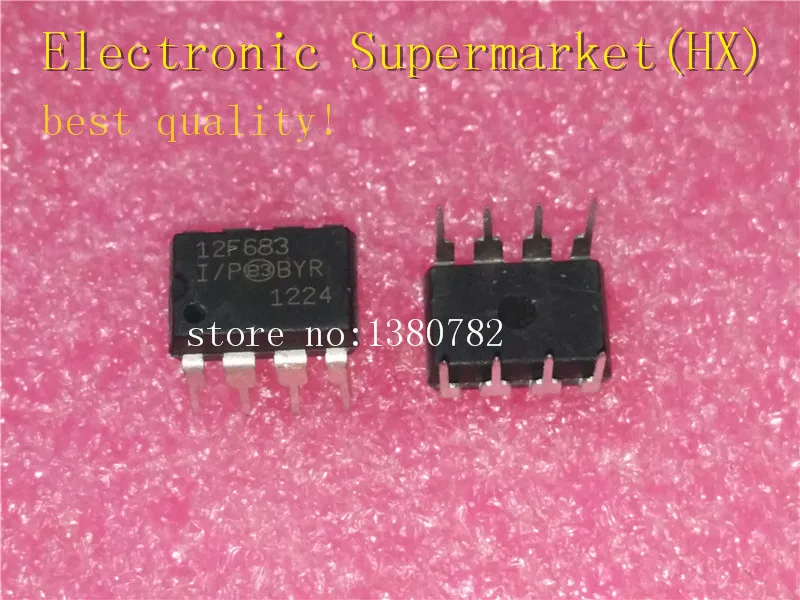 

Free Shipping 10pcs/lots PIC12F683-I/P PIC12F683 DIP-8 New original IC In stock!