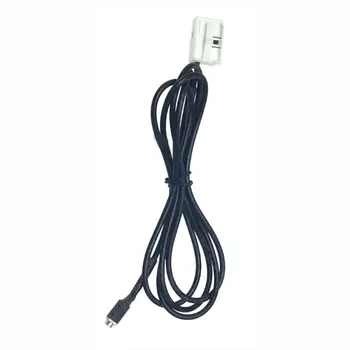 

3.5mm 12PIN Female Plug Audio Input Music Cable Wire for BM-W E39/53/60/61 X5 AUX IN Adapter