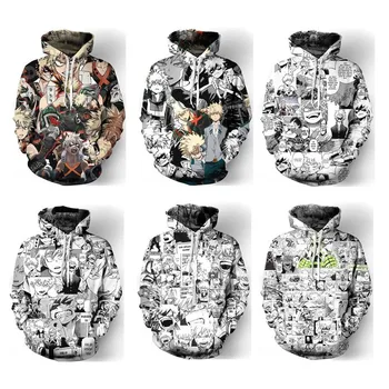 

Boku no Hero Bakugou Katsuki/Iida Tenya/Todoroki Hoodies Jackets Cosplay Costume My Hero Academia Fashion sweater Sweatshirts