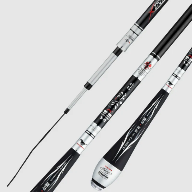 4H 5H 6H Hard Taiwan Fishing Rod Black Pit Carp Fishing Poles Hand Olta Carbon Fiber Fishing Canne De Pesca Fishing Tackle