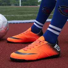 Мужские футбольные бутсы спортивный для футбола обувь новые кожаные большие размеры высокие футбольные бутсы тренировочные футбольные кроссовки мужские