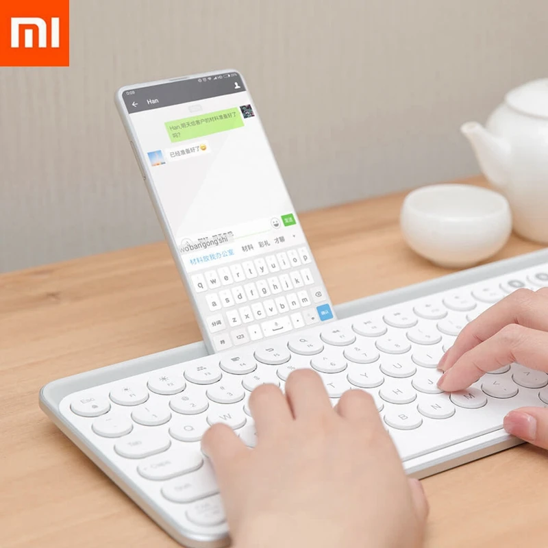 Клавиатура Xiaomi MIIIW с Bluetooth 104 2 4 ГГц двойной режим поддержка Windows/Mac/Android/iOS Мобильный