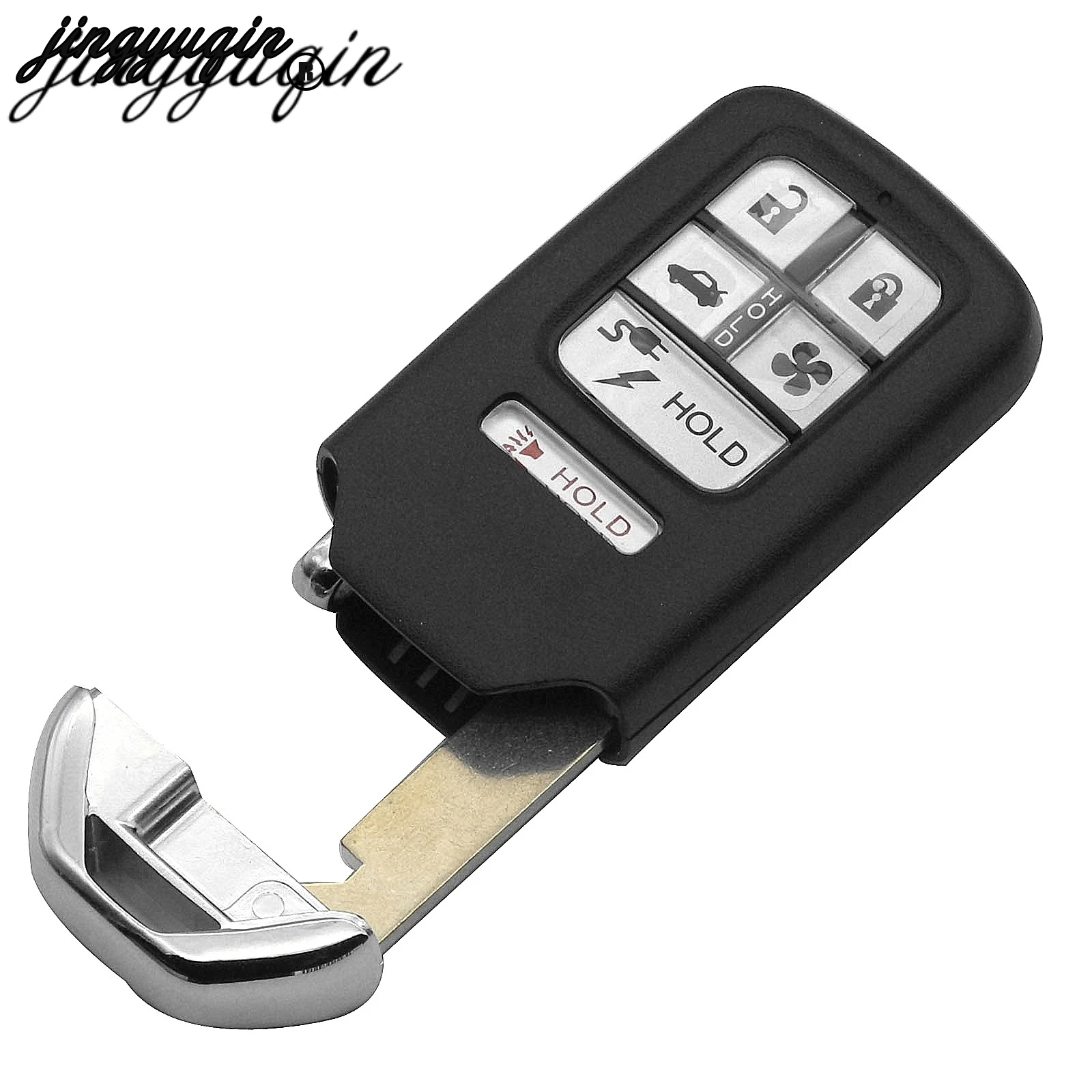 

jingyuqin 6 Button Smart Remote Car Key 313.8Mhz For Honda Odyssey EXL Civic Accord Cr-v Pilot CRV 2014-2018 Smart Remote