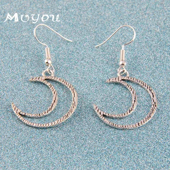 

Fashion New Ear Stud Delicacy Alloy Moon Pendant Europe and America Cross Border Ornament Women's Cool Earrings