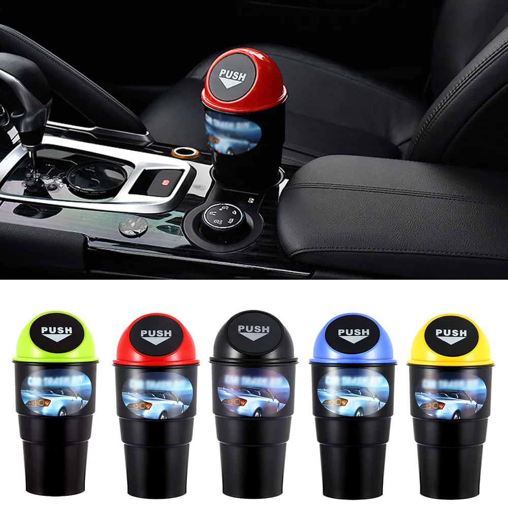 Держатель Автомобильный мусорный бак чашки аксессуары 1 шт. Авто ABS ведро для хранения пыли