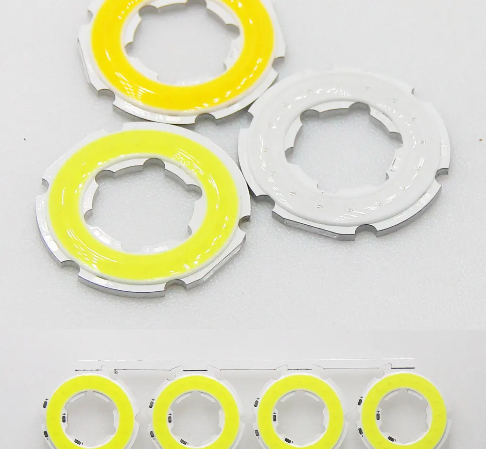 30mm jährliche Form LED COB Angel Eyes 12V DC 2W Cob Led Diode Chip an Bord Ring Led kalt Warm Weiß Blau Lichtquelle – Detail 6