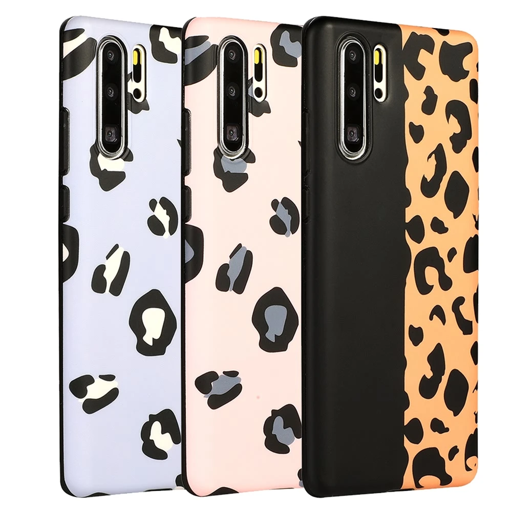 L-FADNUT роскошный силиконовый чехол для Huawei P30 P20 Lite Mate 20 Pro с леопардовым узором