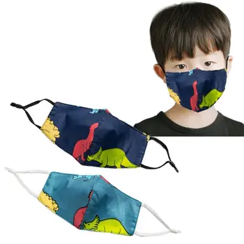 

Mouth Masks Cartoon Printing Dustproof Breathable Kids Cotton Mouth Face Nose Mask Cover Respirator Anti-Dust