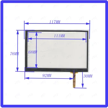 

ZhiYuSun 5160 5inch 4 lins Touch Screen For GPS CAR 117mm*76mm sensor glass Industrial application this's compatible 117*76MM