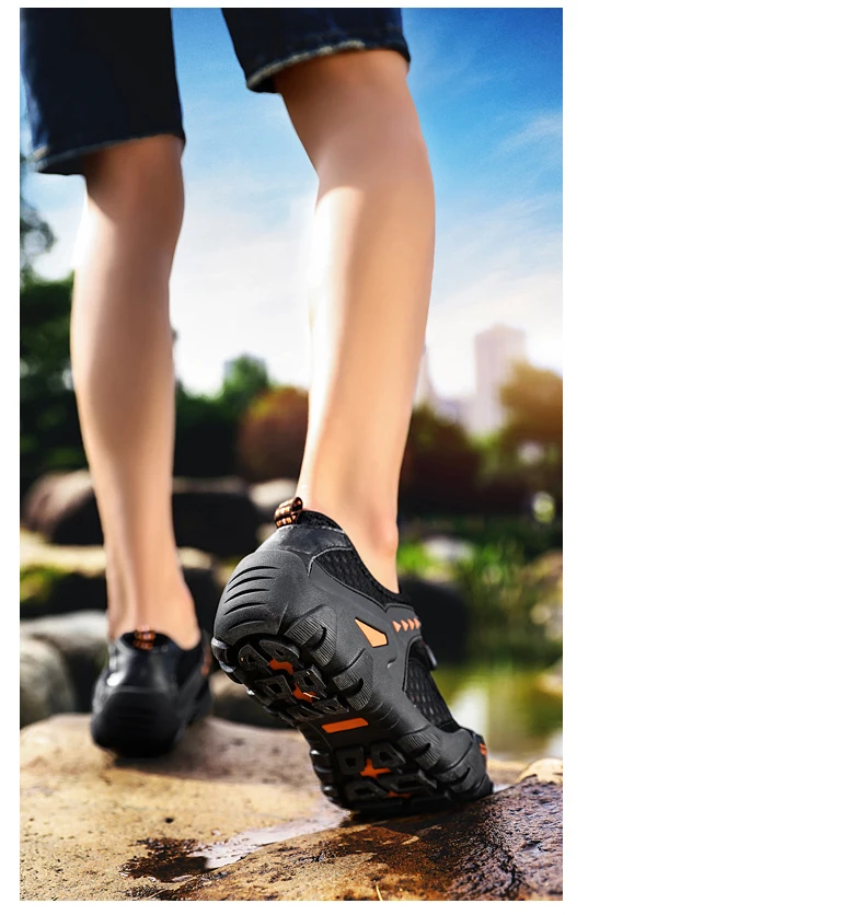 Золотой саплинг дышащие легкие мужские походные ботинки Большие размеры уличные горные тактические ботинки Новые водонепроницаемые мужские кроссовки