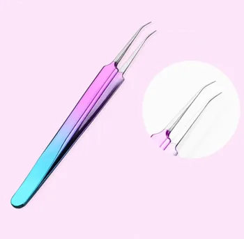 

Stainless Steel Acne Needle Tweezers Blackhead Acne Remover Face Care Tool Multi-purpose Extention False Eye Lash Eyelashes