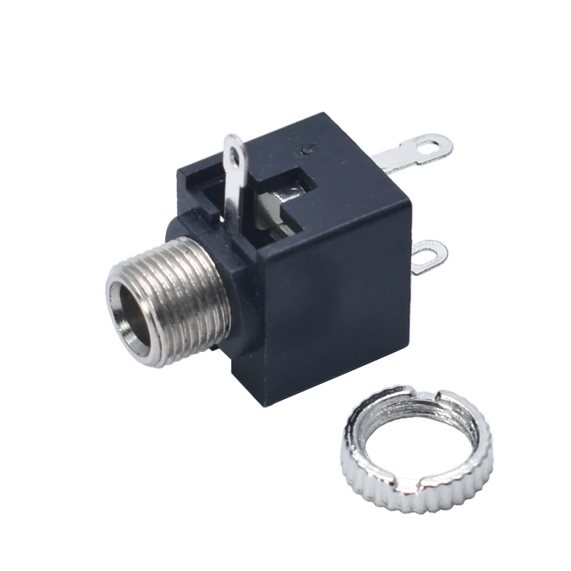 3.5mm Female Audio Jack Socket 2/5/10Pcs 3 Pin DIP Headphone Mono Channel PJ-301M PJ301M