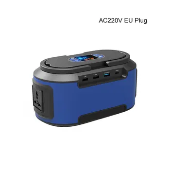 

60000mAh Portable Solar Generator Inverter UPS Energy Storage Box Fast Charge Outdoor Camping Emergency AC/DC Mobile Power