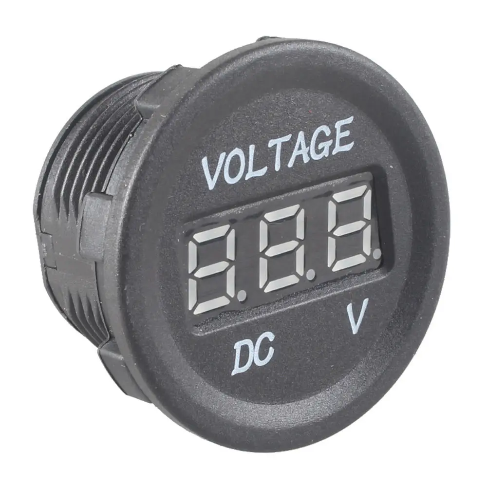 DC12V-24V светодиодный Панель цифровой Напряжение вольтметр Дисплей вольтметр автомобиля мотоцикла