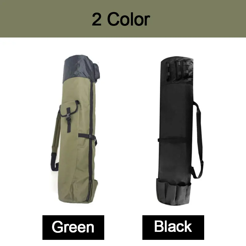  Multi‑Purpose Fishing Bag Adjustable Folding Fishing Rod Pole  Reel Lures Storage Case Durable Oxford Fabric Fishing Gear Organizer Bag(Green)  : Clothing, Shoes & Jewelry