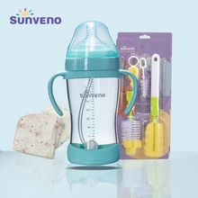 Sunveno детская бутылочка для кормления ручка для натурального широкого рта PP стекло
