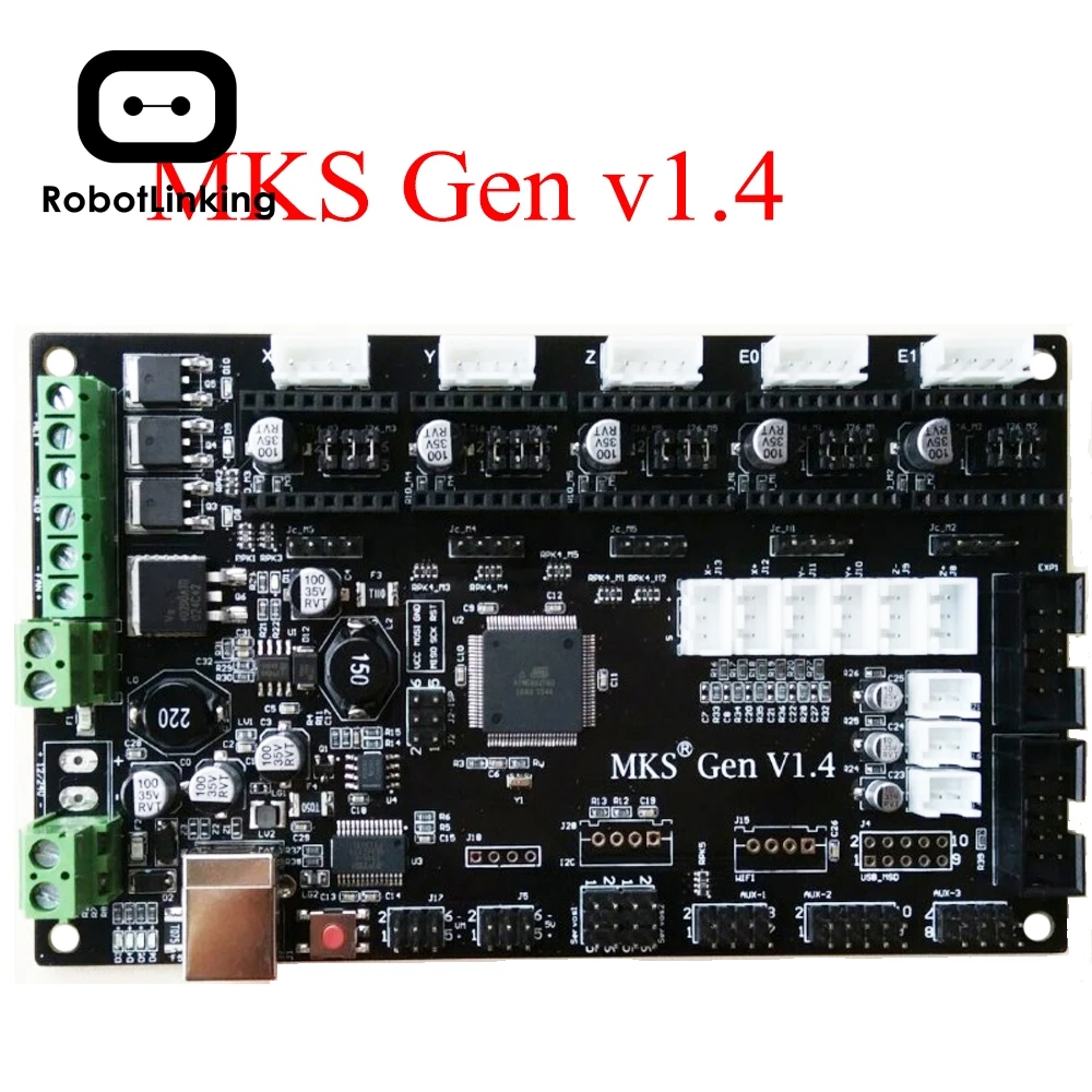 Плата контроллера печатной платы MKS Gen V1.4 Встроенная Материнская плата