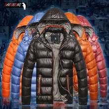 M-7XL, новинка, зимняя куртка для мужчин, однотонный, толстый, теплый, с капюшоном, пуховик, пальто для мужчин, s воротник, ветровка, перо, парка, бренд, большой размер