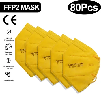 

Kn95 Mask ffp2 CE Face mask mascarillas ffp2reutilizable 5 layers 95% filter safety reusable protective mask fast shipping Stock