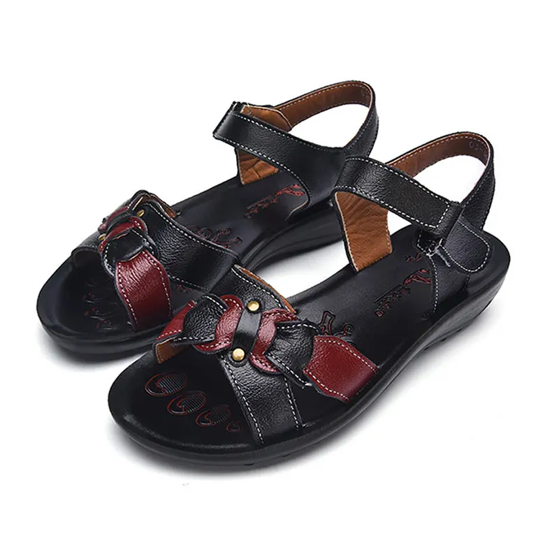 

Women sandals 2019 genuine leather flats shoes woman sandals female comfort shoes women sandals ladies shoes zapatos de mujer