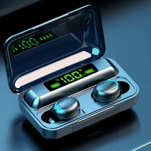 

TWS Bluetooth 5.0 Earphones 9D Stereo Sport Wireless Headphones Earbuds Headset with Microphone 2000 mAh Charging Box for Xiaomi