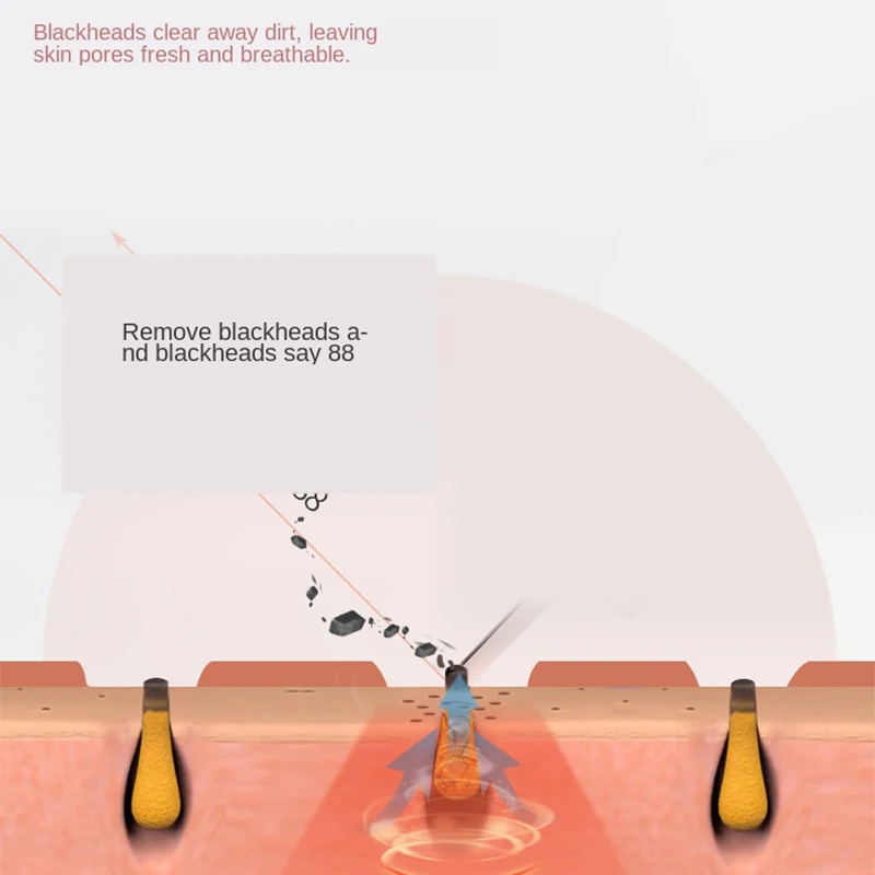  Ultrasonic Face Spatula Machine Whitening Remove Grains Ultrasound Scrubber Electric Vacuum Pore Cl