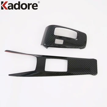 

For Hyundai Sonata 2020 2021 Accessories Carbon Fiber Car Inner Control Gear Shift Panel Water Cup Holder Cover Trim sticker