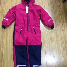 Детский зимний комбинезон для мальчиков и девочек, лыжный костюм, комбинезон, комбинезон, хорошее качество, размер 122/128