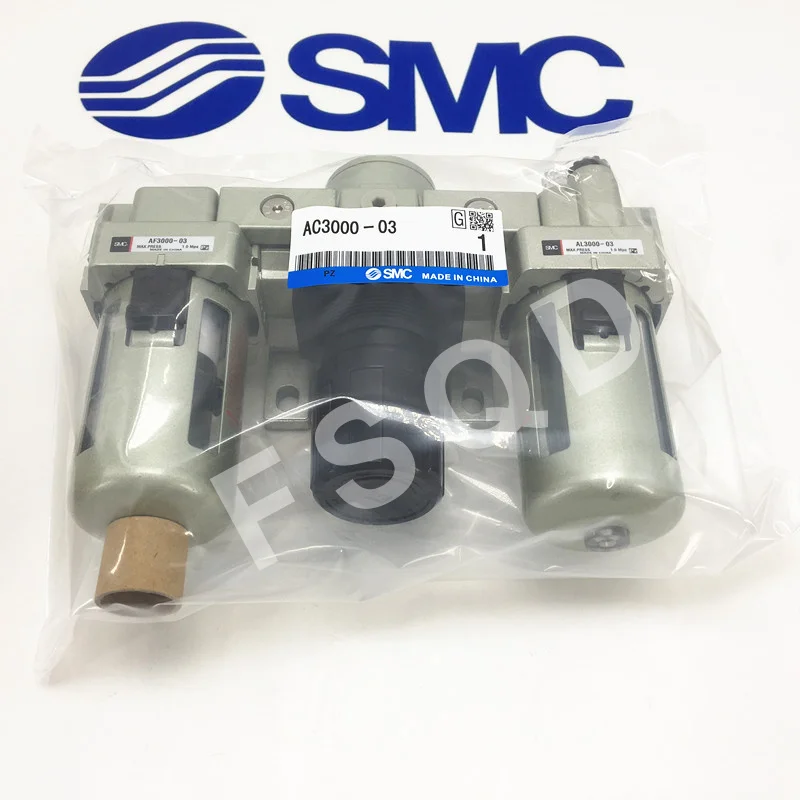 SMC AC3000-03 воздушный фильтр давления Регулятор комбинации AF3000+ AR3000+ AL3000 источник обработки AC серии