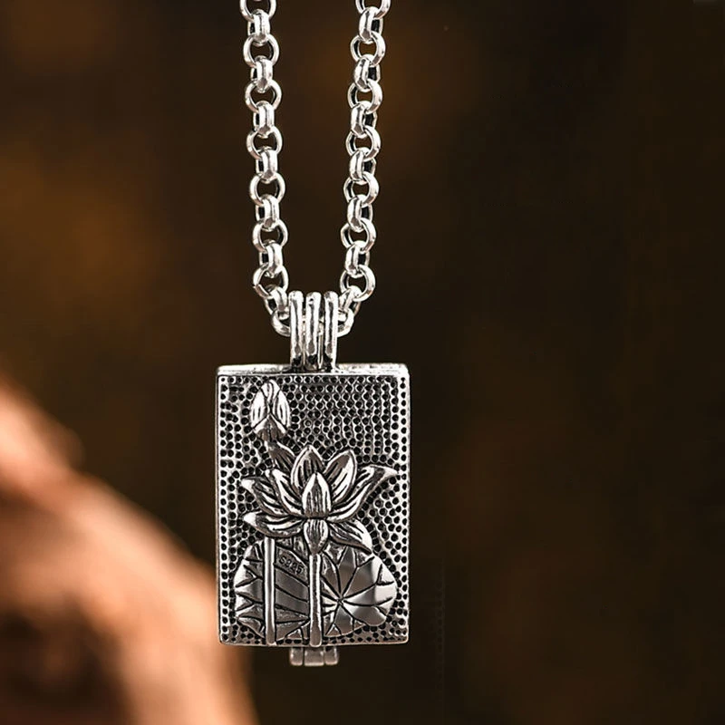 Colgante Retro para hombre, collar de caja de Gawu, para guardar cosas se puede accesorios de de cadena| - AliExpress