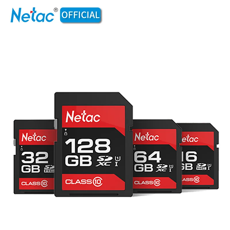 Sd карта Netac P600 16 ГБ 32 64 128 Full HD класс 10 sd памяти для камеры устройства ноутбука|Карты