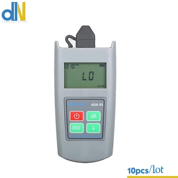

10pcs/lot AUA 85 miniature optical power meter tester - optical attenuation meter 6 wavelength test range -70 to +10