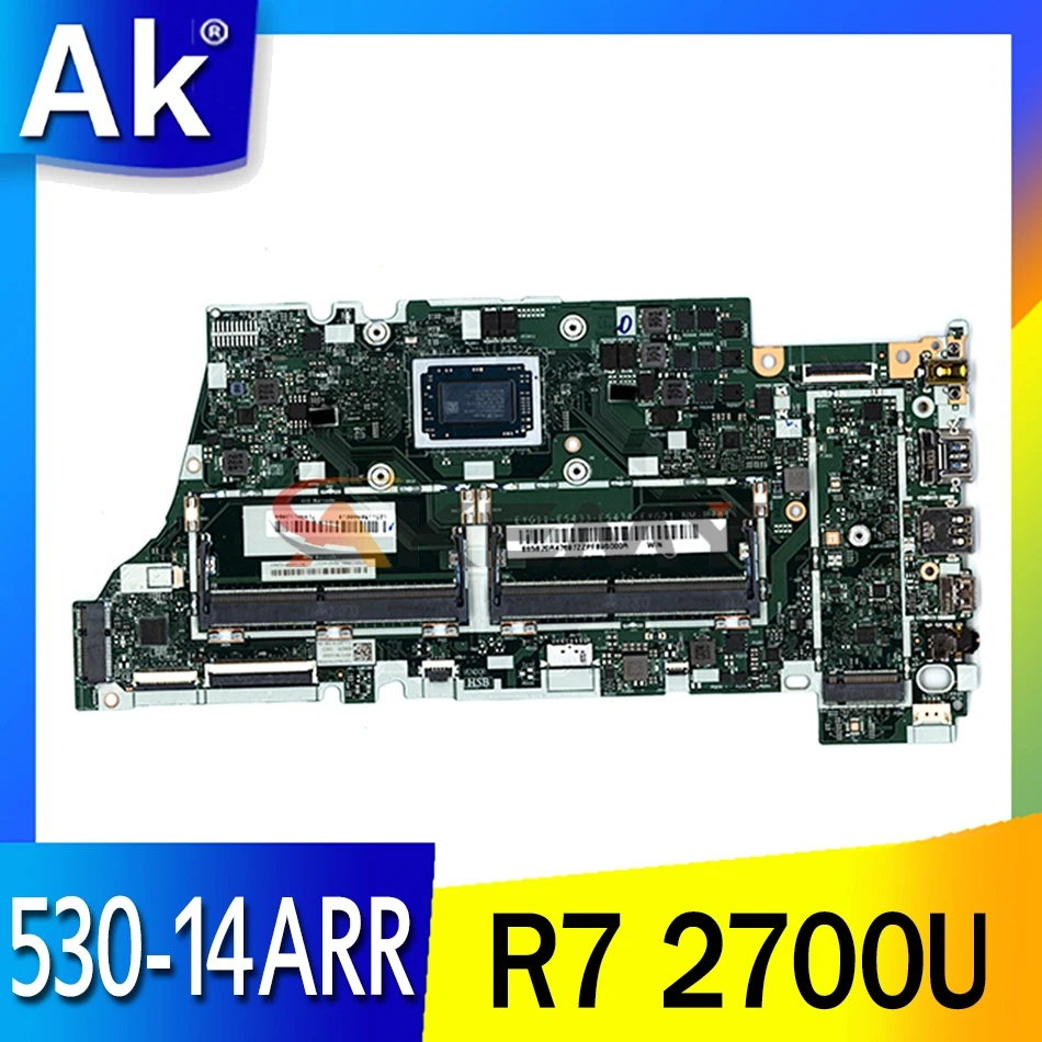 NM-B781 For Lenovo Yoga 530-14ARR / Flex 6-14ARR Laptop motherboard With CPU R7 2700U DDR4 100% Fully Tested | Компьютеры и офис