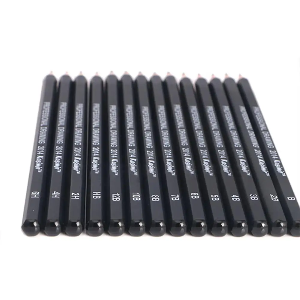 14 Pcs/Set Professional Sketch Pencils Set 6H-12B Sketch and Drawing Writing Pencil Artist Art Pencil Craft Tools sketch pencils sketch drawing tools sketching pen set
