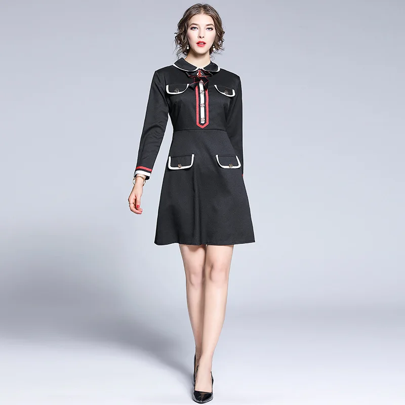 

Photo Shoot 2019 Europe And America WOMEN'S Dress France Non-mainstream Platycodon Grandiflorum Retro Elegant Slim Fit Graceful
