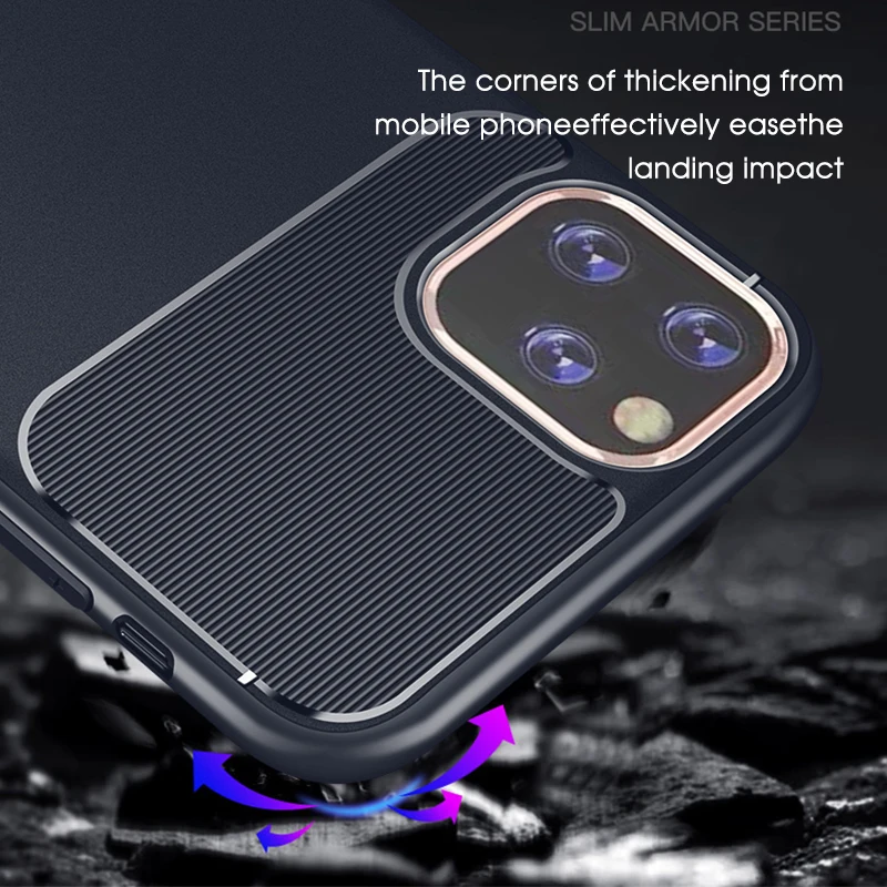 

Soft TPU Silicone Case For iPhone 11 Pro MAX XS MAX XR XS X 8 7 6 6s Plus Anti-slip Carbon Fiber Armor Cover For iPhone 11 Pro
