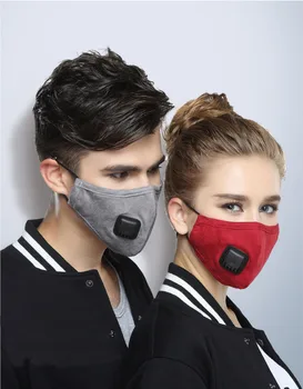 

Men and Women face mask prevent dust and haze with filter tap washable mask
