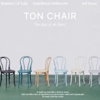 1/6 doll house model furniture accessories mini model Specially made dining chair 1