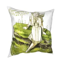 

Animation girl Emily decorative cushion cover animation cushion cover 45 cm linen pillow residential culture