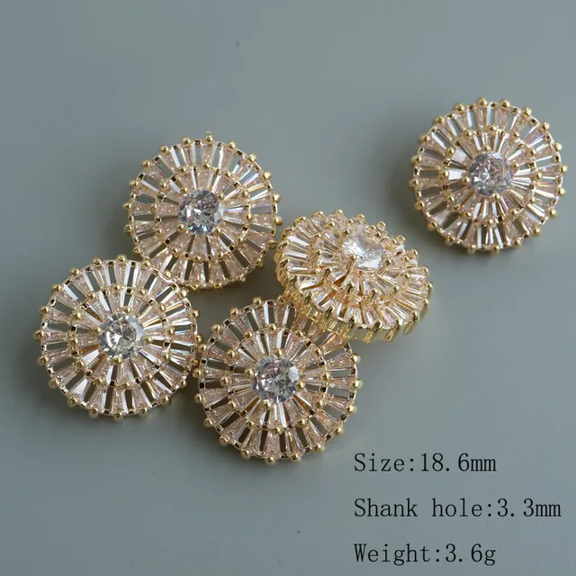 Luxurious Crystal Buttons for Clothes