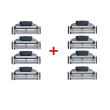 8 шт./лот 3 слой лезвие бритвы для Mache 3 мужские блестящие бритвы лезвия Proglide лезвия для бритья заправка картриджа Gillete lame de rasoir