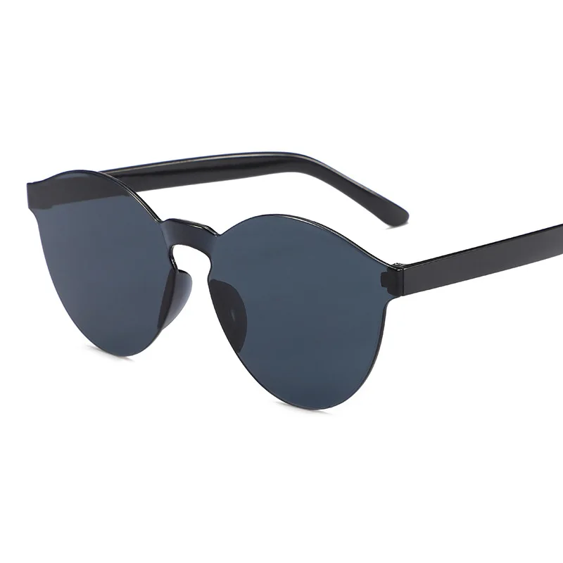 Бескаркасные прозрачные солнцезащитные очки в европейском и американском стиле, солнцезащитные очки в виде леденцов, очки для мужчин и
