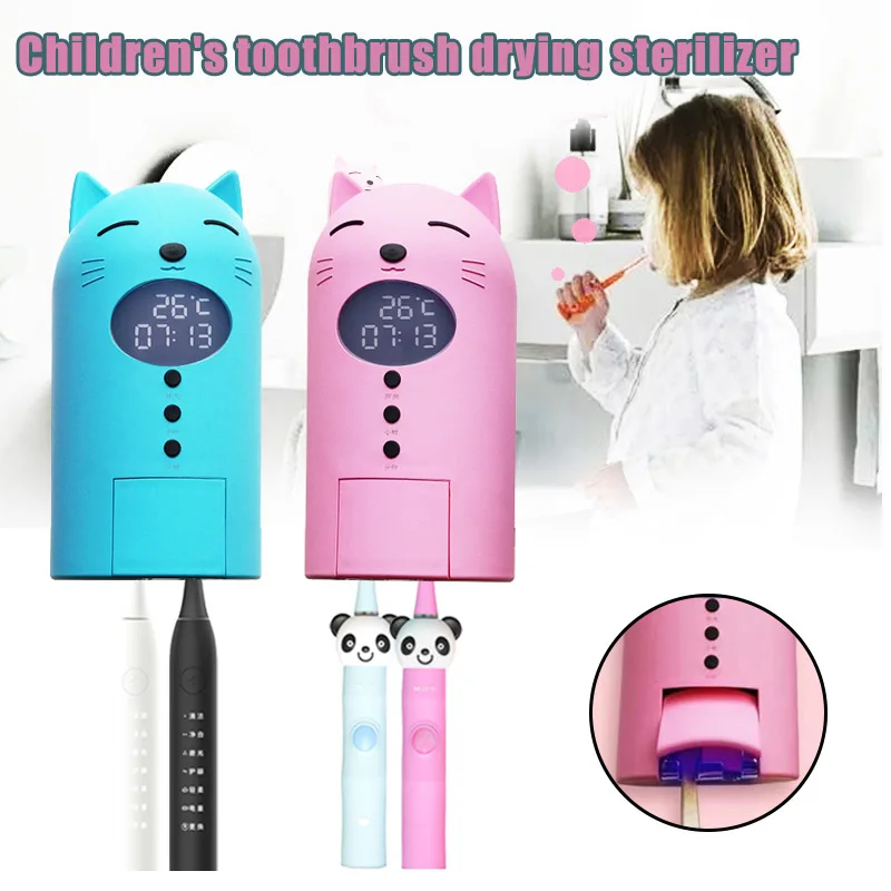 

Children Toothbrush UV Dryer USB Rechargeable Punch-free Smart Drying Device J3