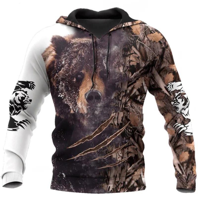 

Fashion 3d Printed Animal Bear Hoodie/Sweatshirt/Zip Jacket Unisex Casual Hip Hop Long Sleeve Street Tops