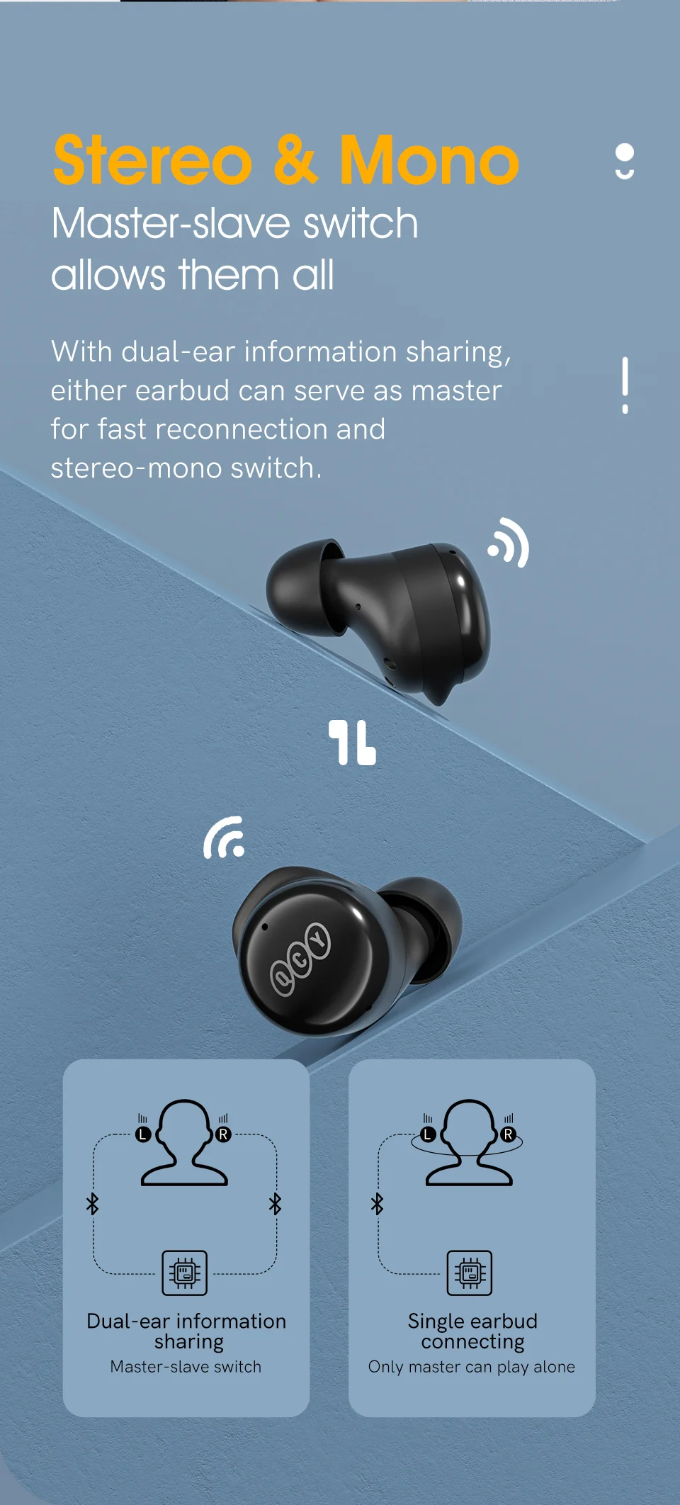 QCY T17 Bluetooth Wireless Earbuds