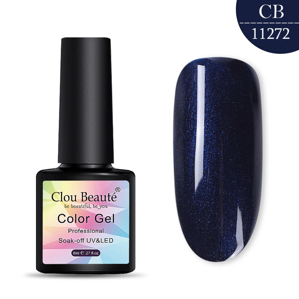 11272 Clou Beaute 8 мл гель лак для ногтей набор Гибридный Гель-лак неоновый гель Лак Блеск Гель-лак праймер Гель-лак для ногтей УФ Цвета ногтей - Цвет: 11272