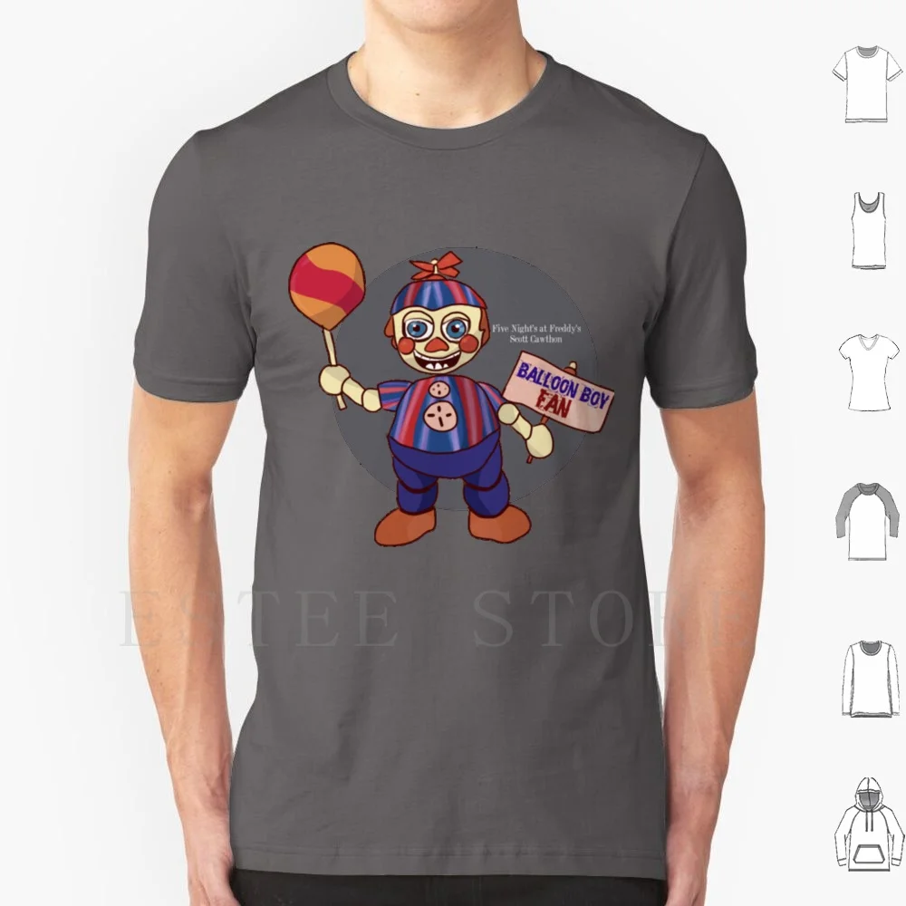 Five Night'S At Balloon Boy Fan T Shirt Uomo Cotton 6Xl Five Nights At Balloon Boy Fan Five Nights At 5 Nights Animatronic
