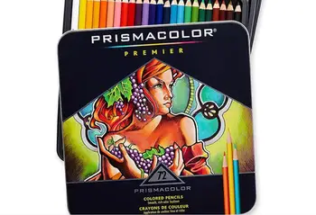 

new USA 72 color Sanford art drawing pencil oily soft pencil 3.8MM big core pencil lapis de cor Sanford Prismacolor adult pencil