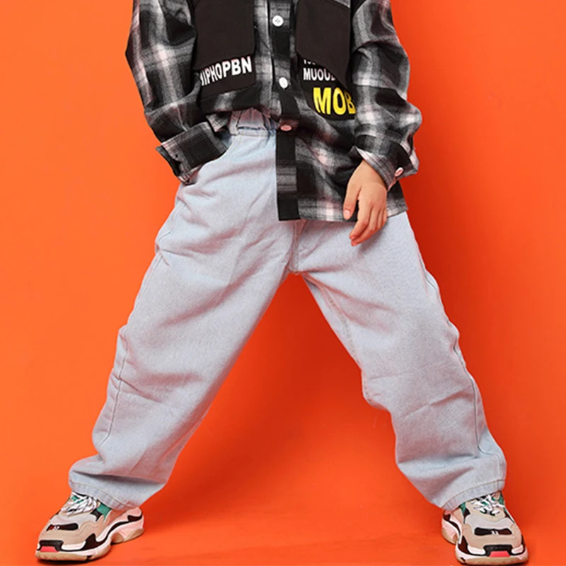 pants 1 Детская одежда в стиле хип-хоп; костюм для джазовых танцев для девочек; Укороченный свитшот; рубашка; Топ; брюки для бега; одежда для джазовых бальных танцев; sl1989 - Цвет: pants 1